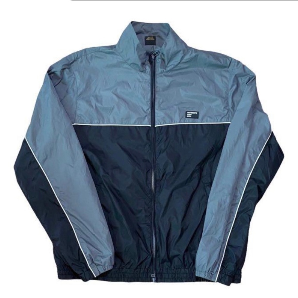 OVO Team October Windbreak Jacket - GREY/BLACK - X-Large
